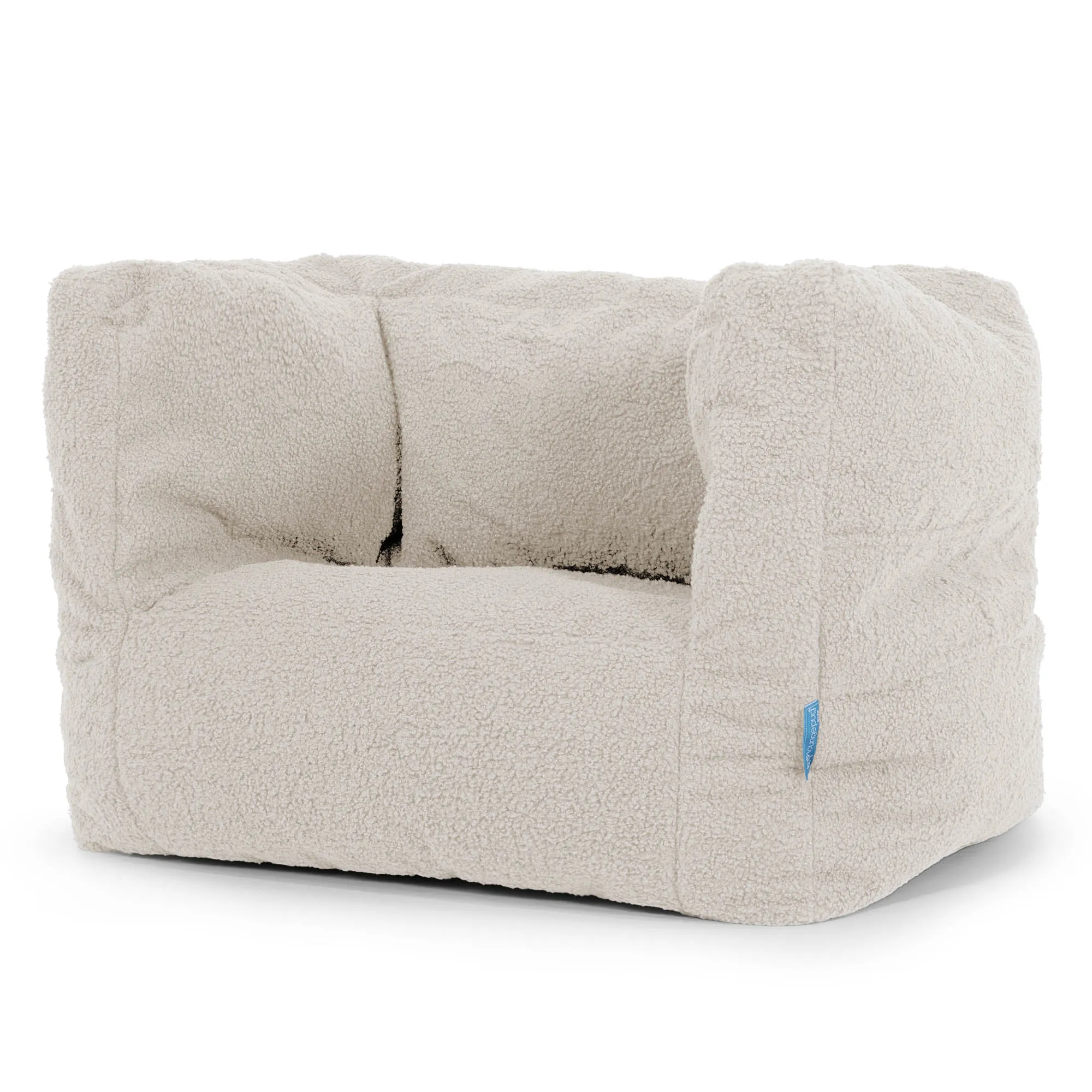 Albert Children's Bean Bag Armchair 1-5 yr - Boucle Ivory
