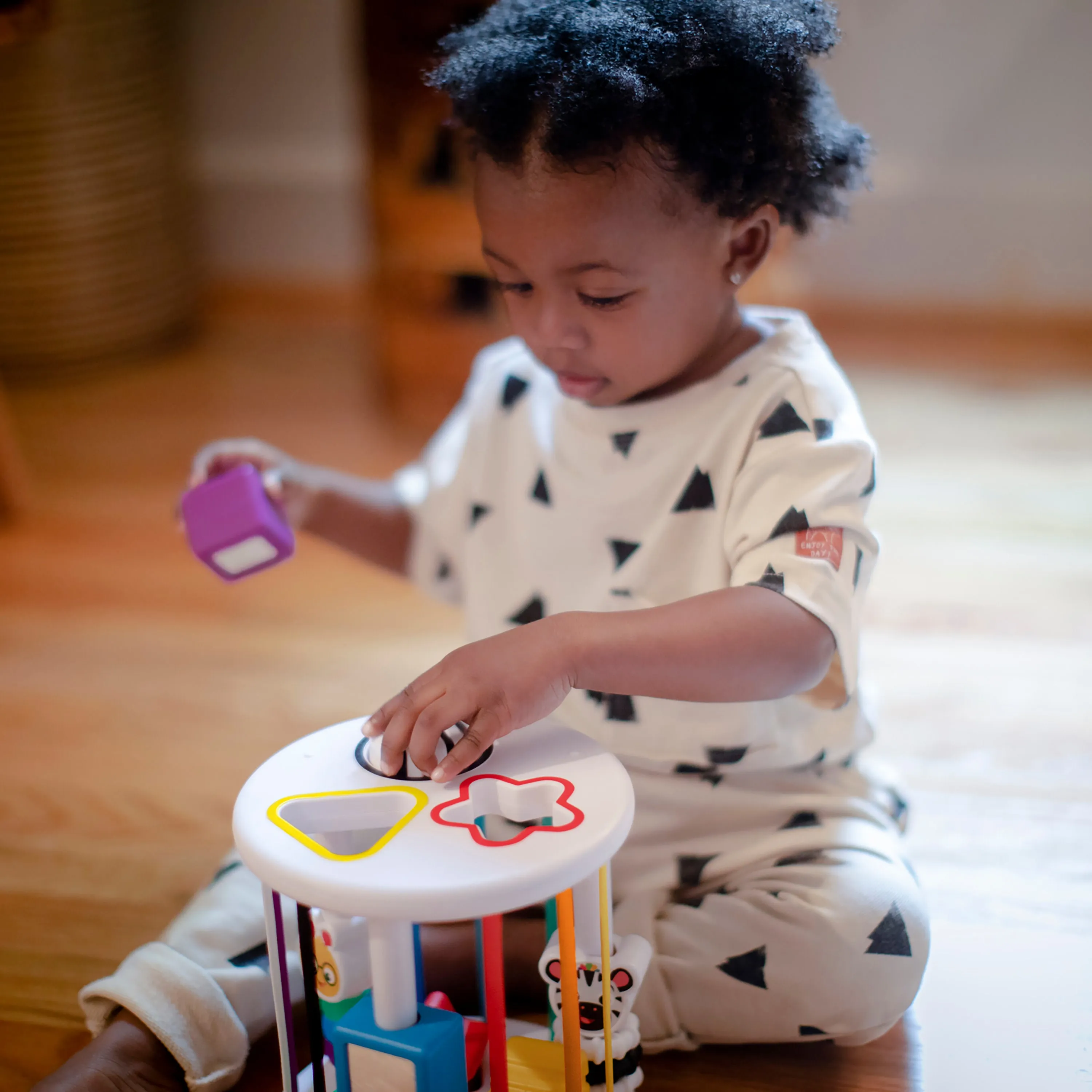 Baby Einstein Zen & Cal's Playground Sort & Discover Shapes Sensory Toy Set