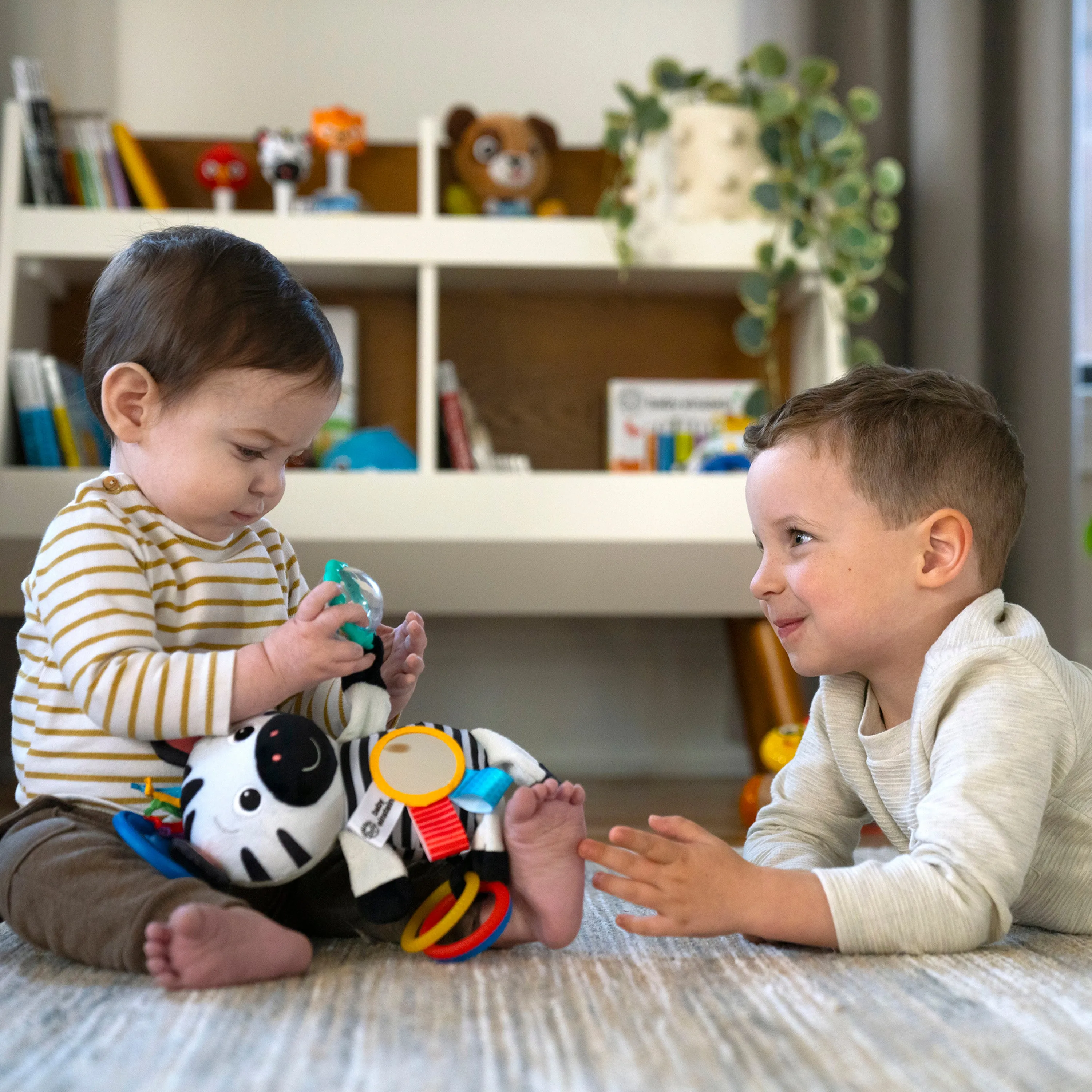 Baby Einstein Zen's Sensory Play Plush Stroller Activity Toy
