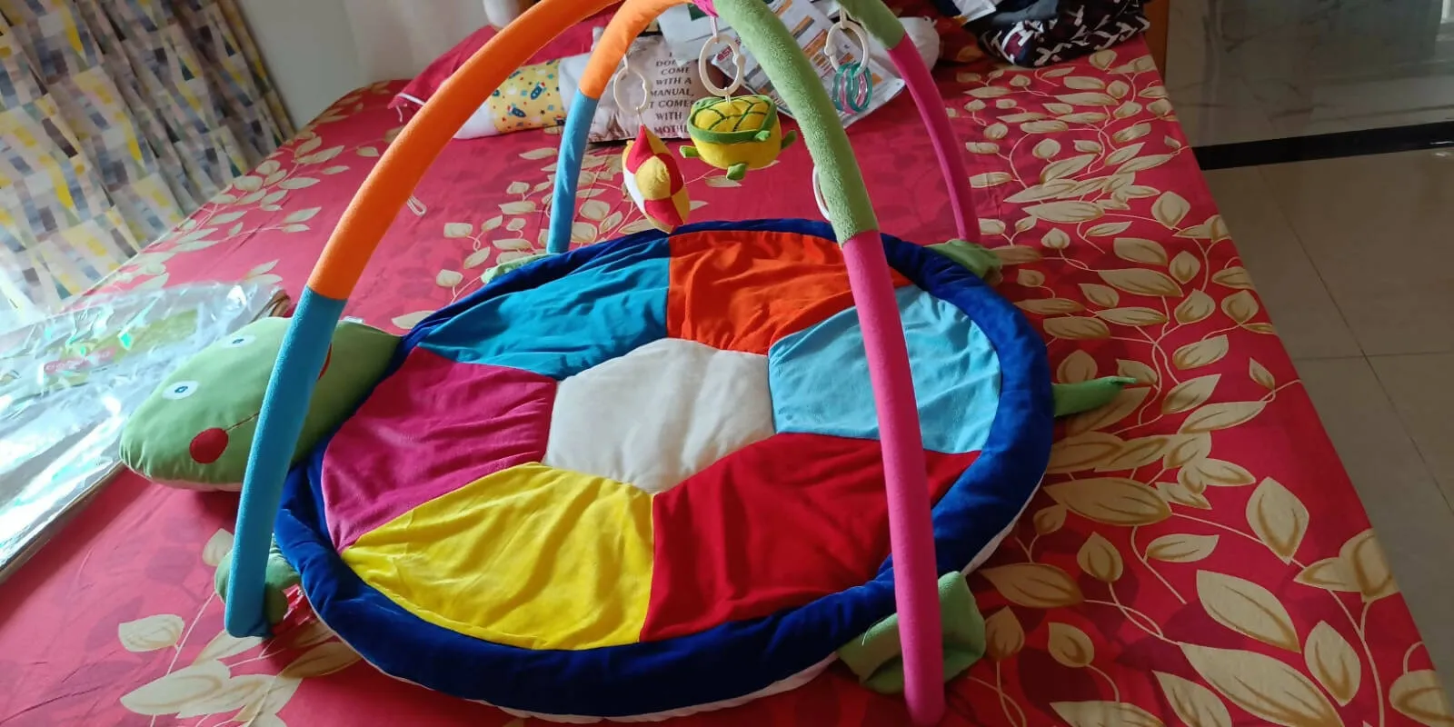 BABYHUG Bedding and Play Bed for Baby - Multi-colour