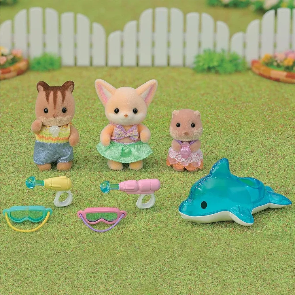 Calico Critter Nursery Friends  Pool Fun Trio