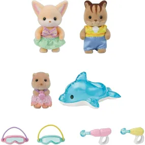 Calico Critter Nursery Friends  Pool Fun Trio