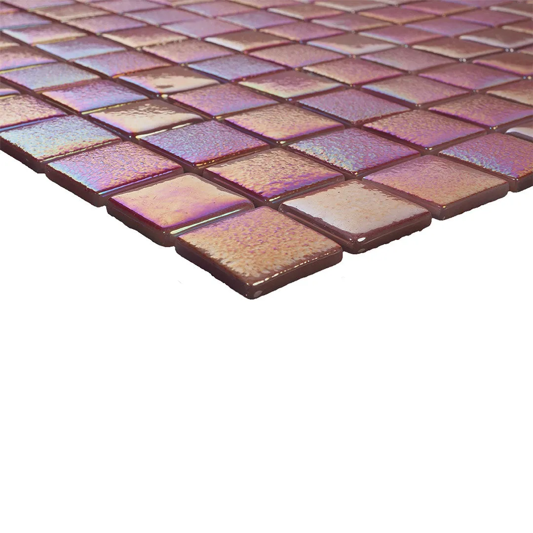 Crimson Reef, 1" x 1" - Glass Tile