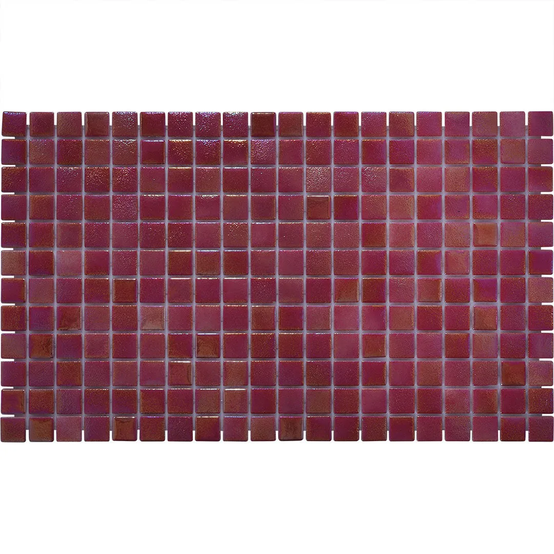 Crimson Reef, 1" x 1" - Glass Tile