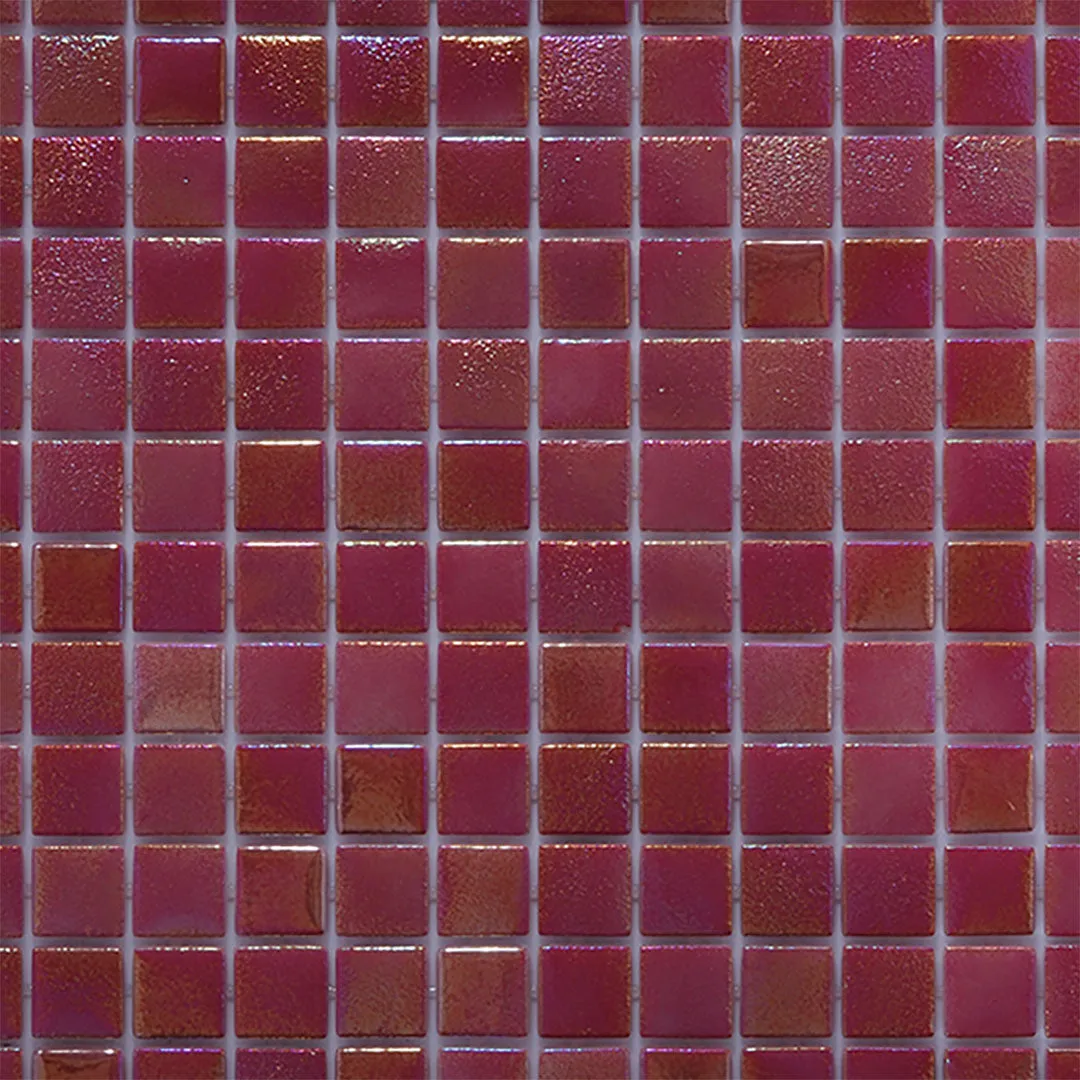 Crimson Reef, 1" x 1" - Glass Tile