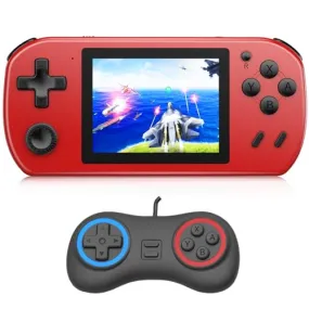CULAGEiMi Handheld Game Console for Kids Adults Built-in 270 Retro Video Games, Portable Gaming System with Rechargeable Battery Gamepad, Mini Arcade Toys Supports 2 Players Birthday Xmas Gifts, Red