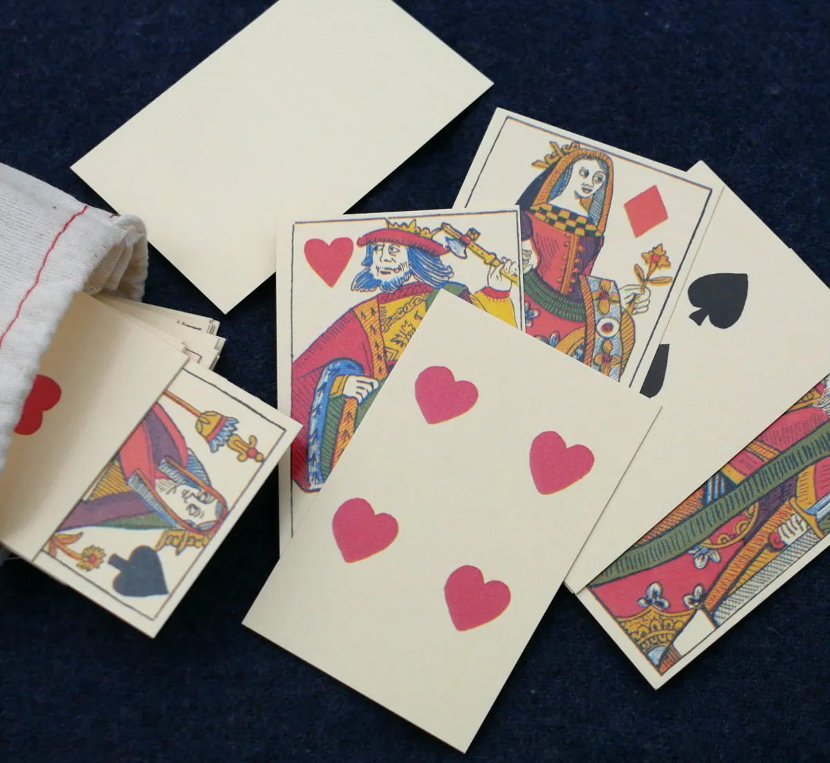 Early Playing Cards in Bag
