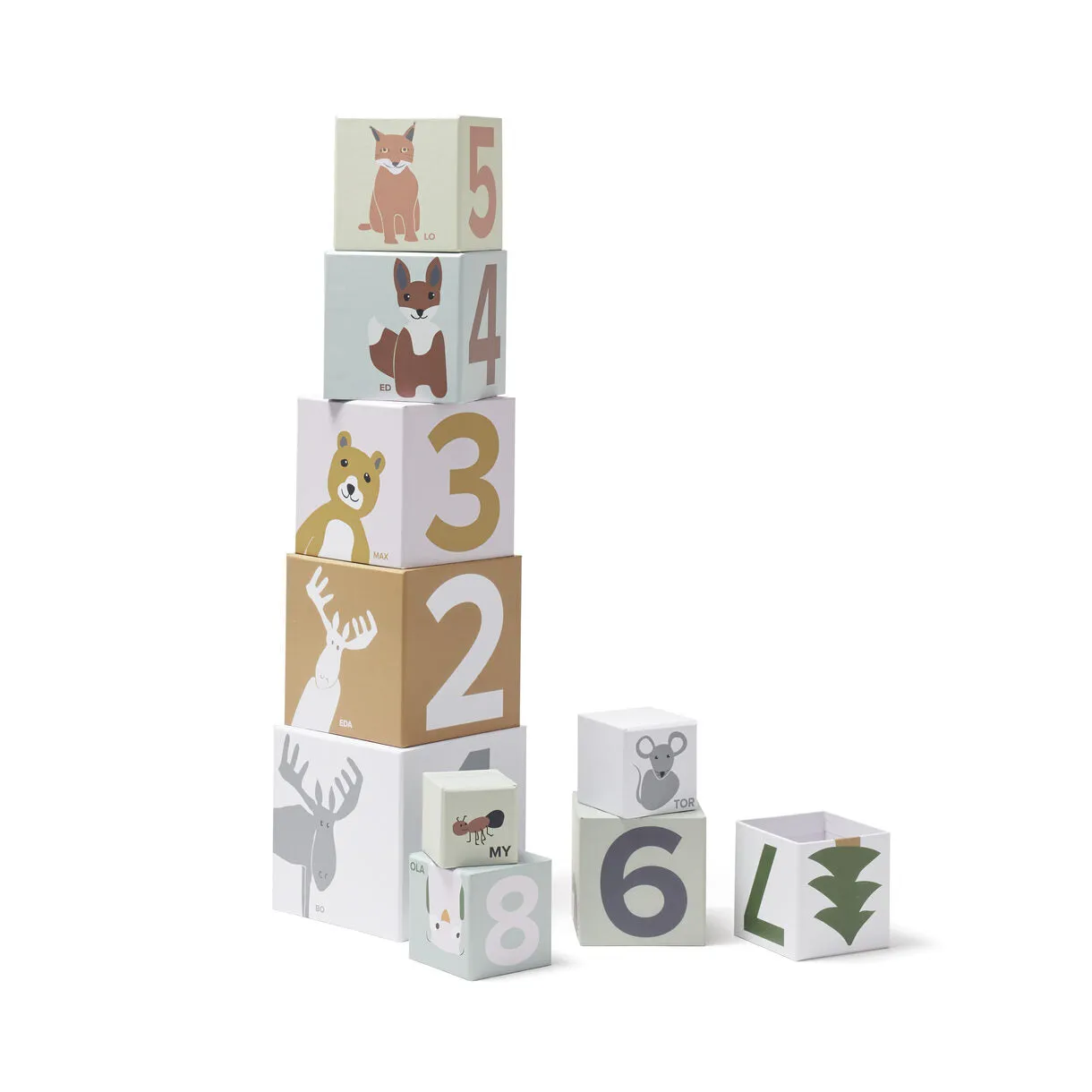 Kids Concept Edvin Paper Cubes 1-10