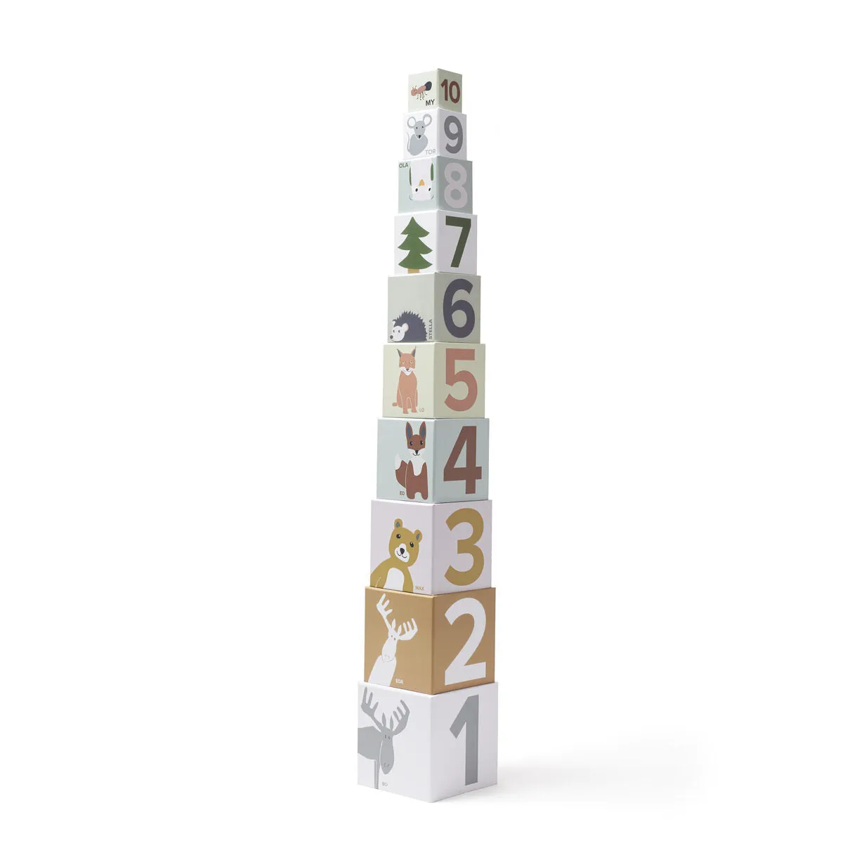 Kids Concept Edvin Paper Cubes 1-10