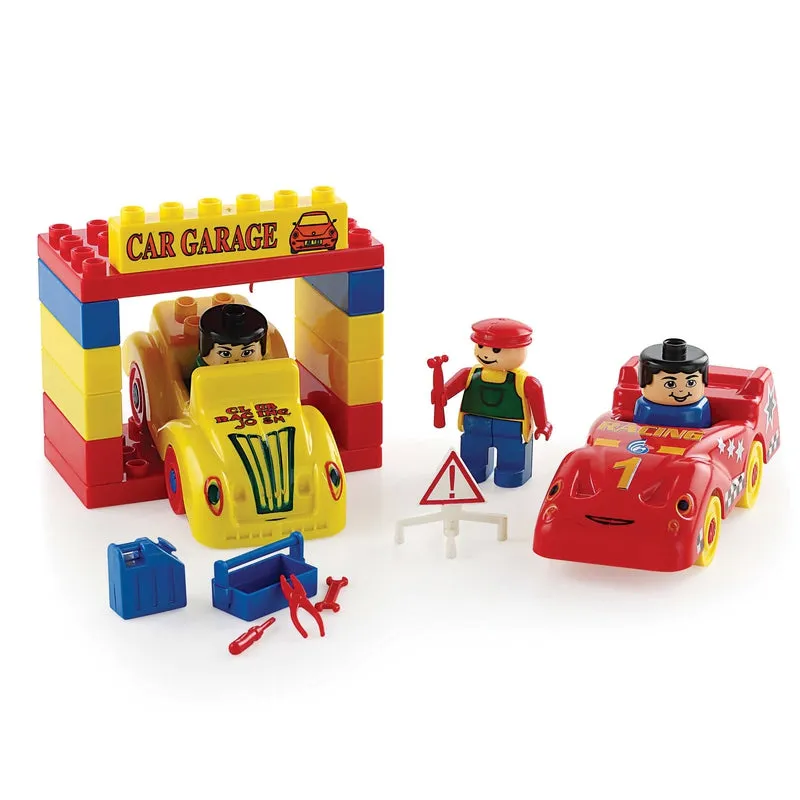 Kinder Blocks Garage (Building Blocks Set) – 21 Pieces