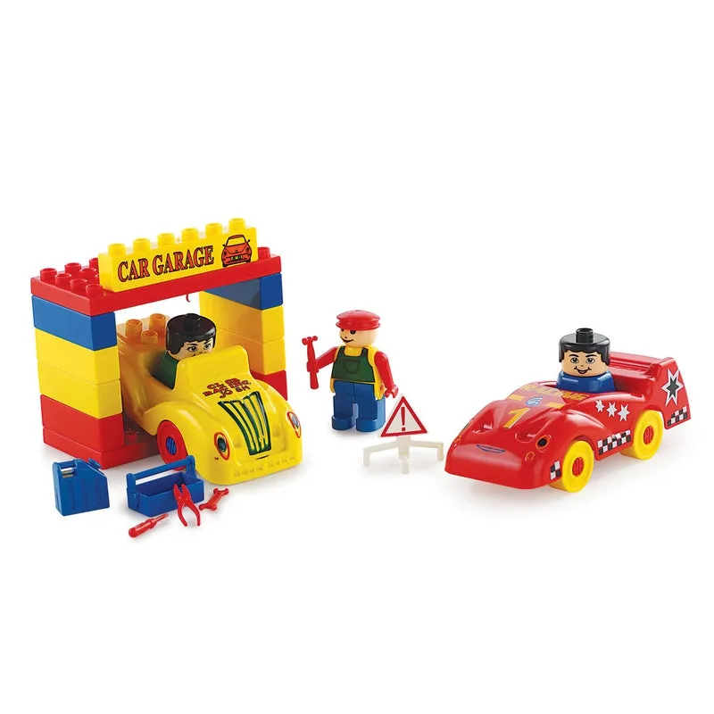 Kinder Blocks Garage (Building Blocks Set) – 21 Pieces