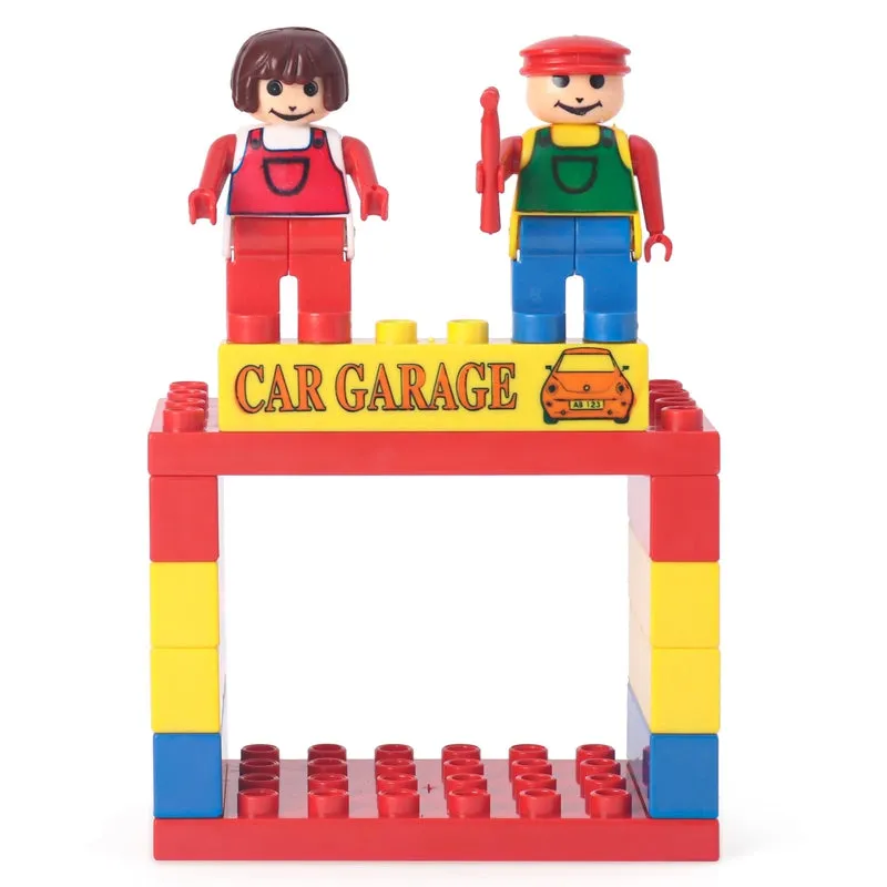 Kinder Blocks Garage (Building Blocks Set) – 21 Pieces