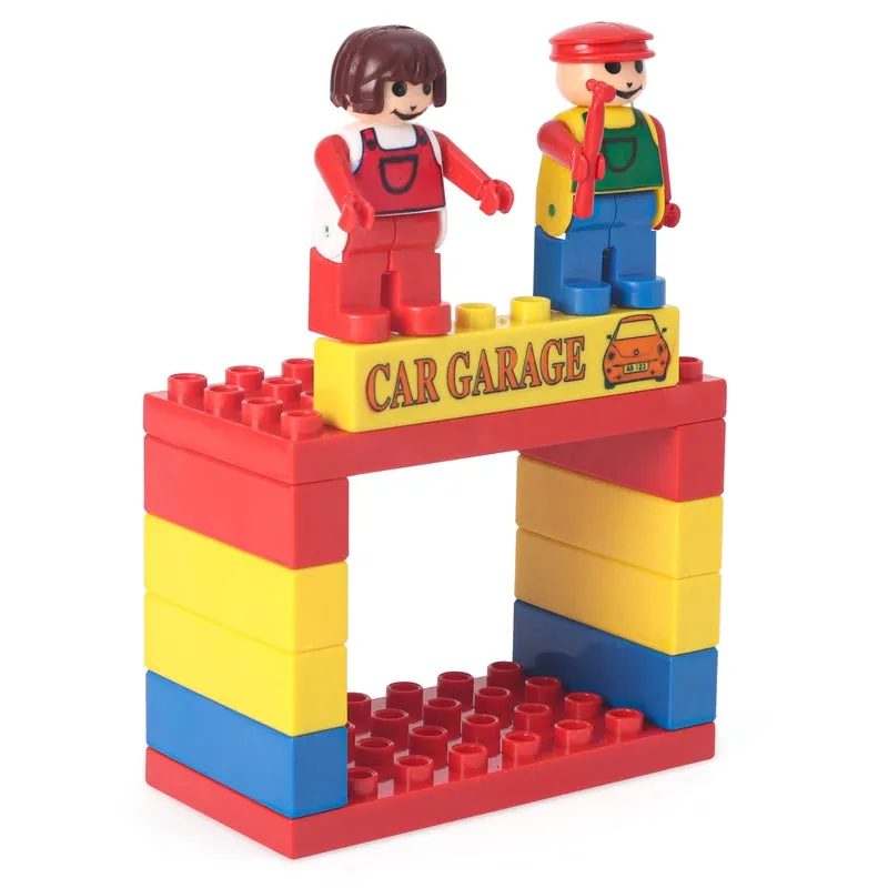 Kinder Blocks Garage (Building Blocks Set) – 21 Pieces