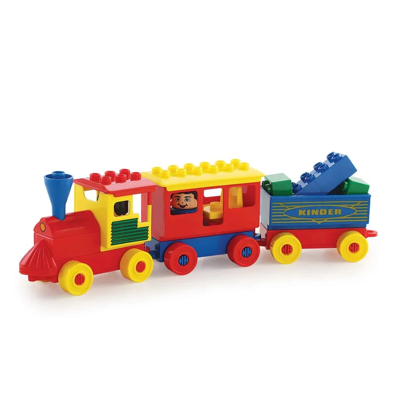 Kinder Blocks Junior Train Set (Building Blocks Set)