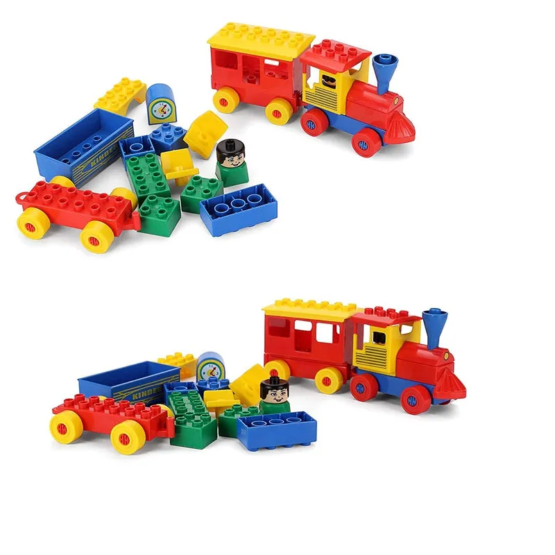 Kinder Blocks Junior Train Set (Building Blocks Set)