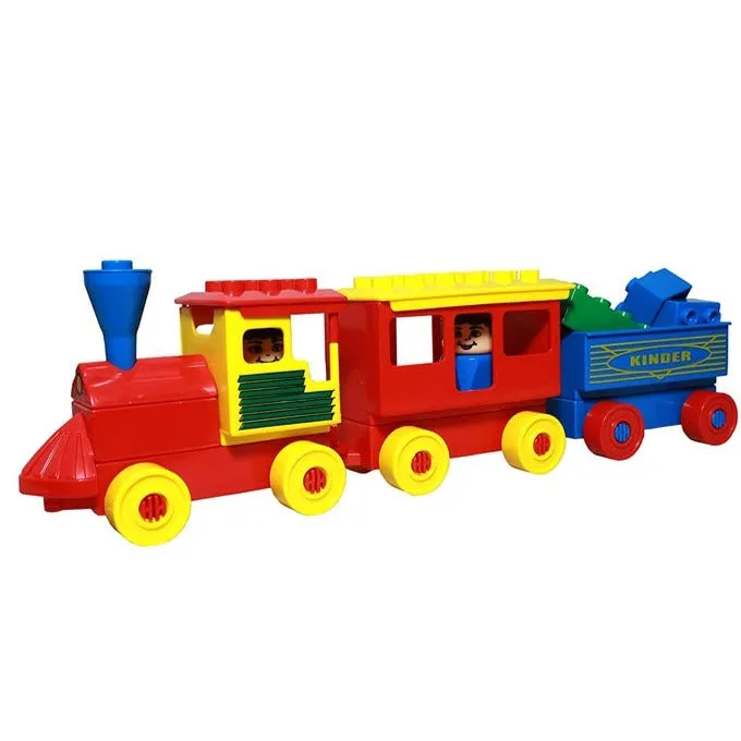 Kinder Blocks Junior Train Set (Building Blocks Set)