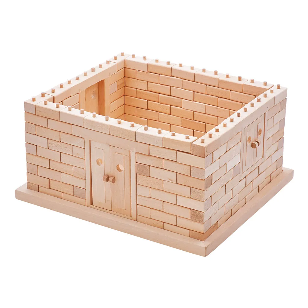 Large Wooden Building Blocks - Kubi House