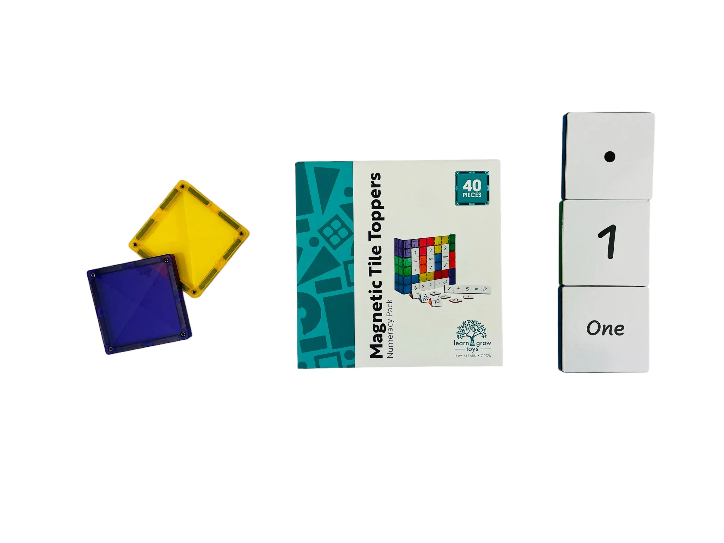 Magnetic Tiles Toppers - Numeracy