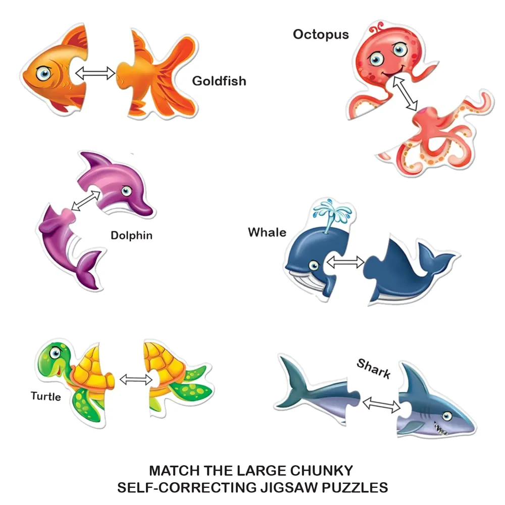 My First Sea Animal Puzzles (12 Pieces)