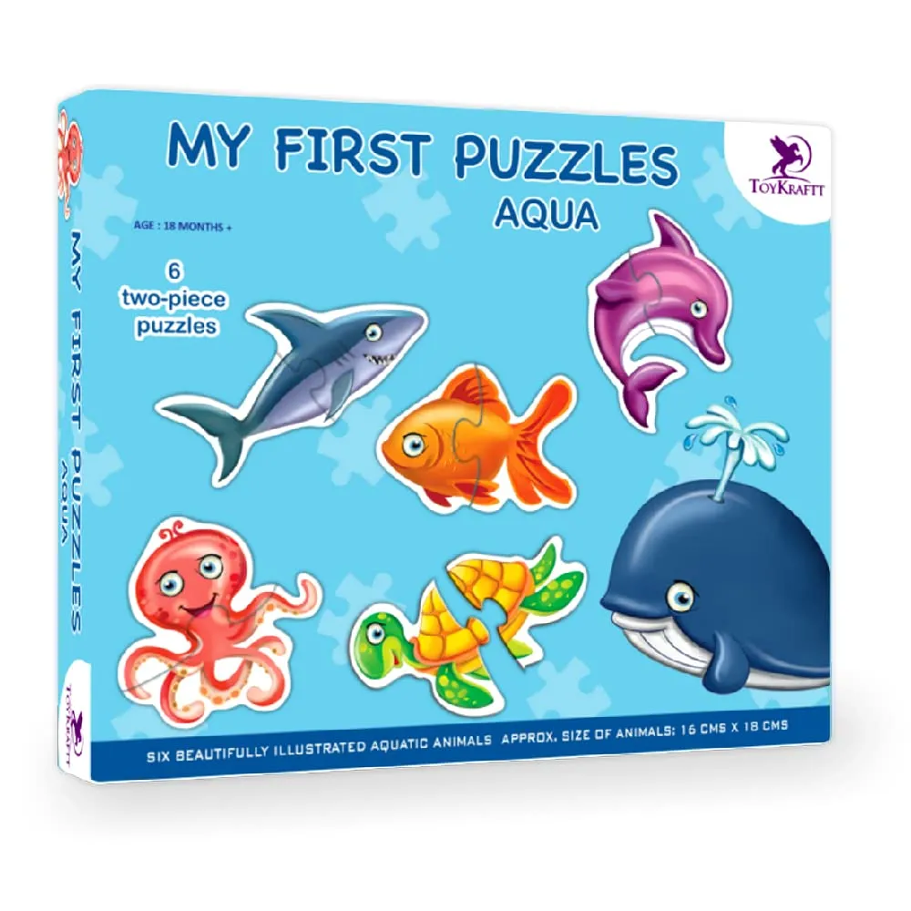 My First Sea Animal Puzzles (12 Pieces)