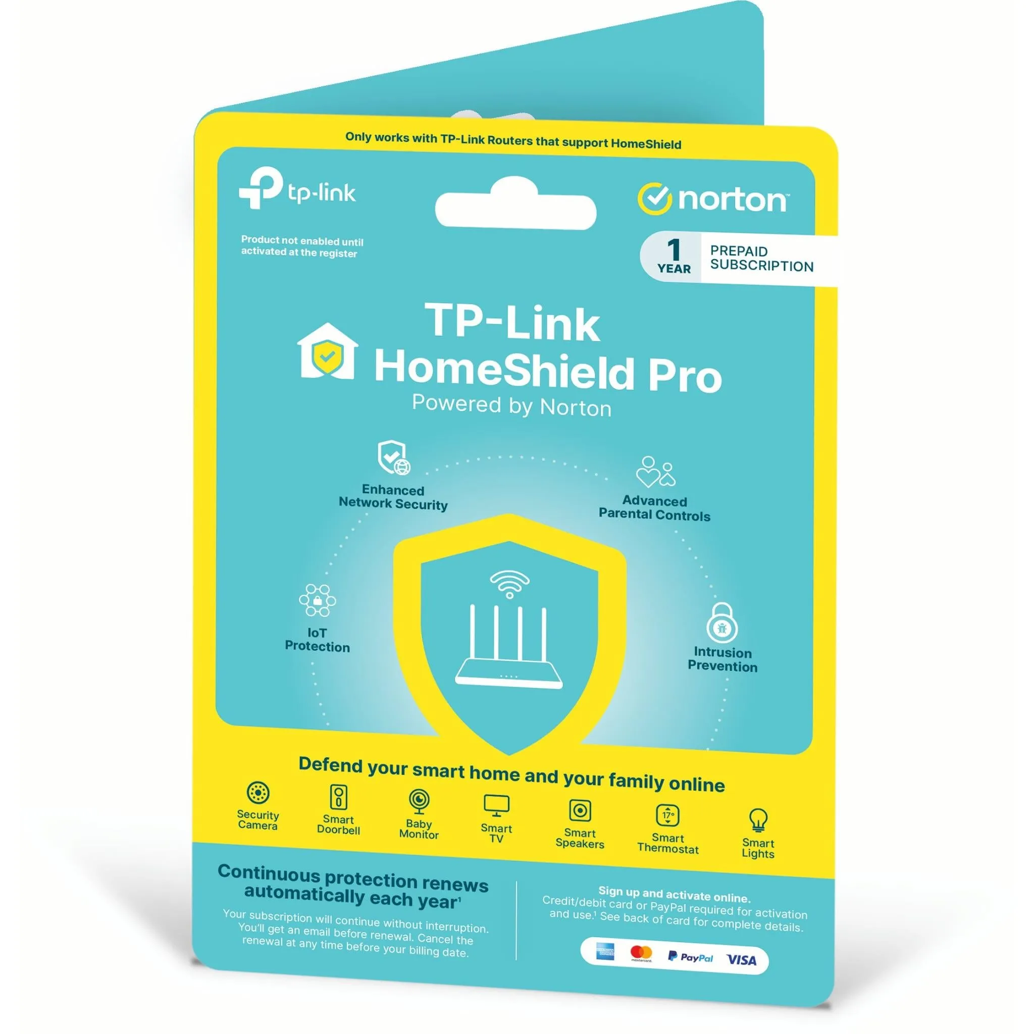 Norton TP-LINK Homeshield Pro (1 User, 1 Device,1 Year) [Digital Download]