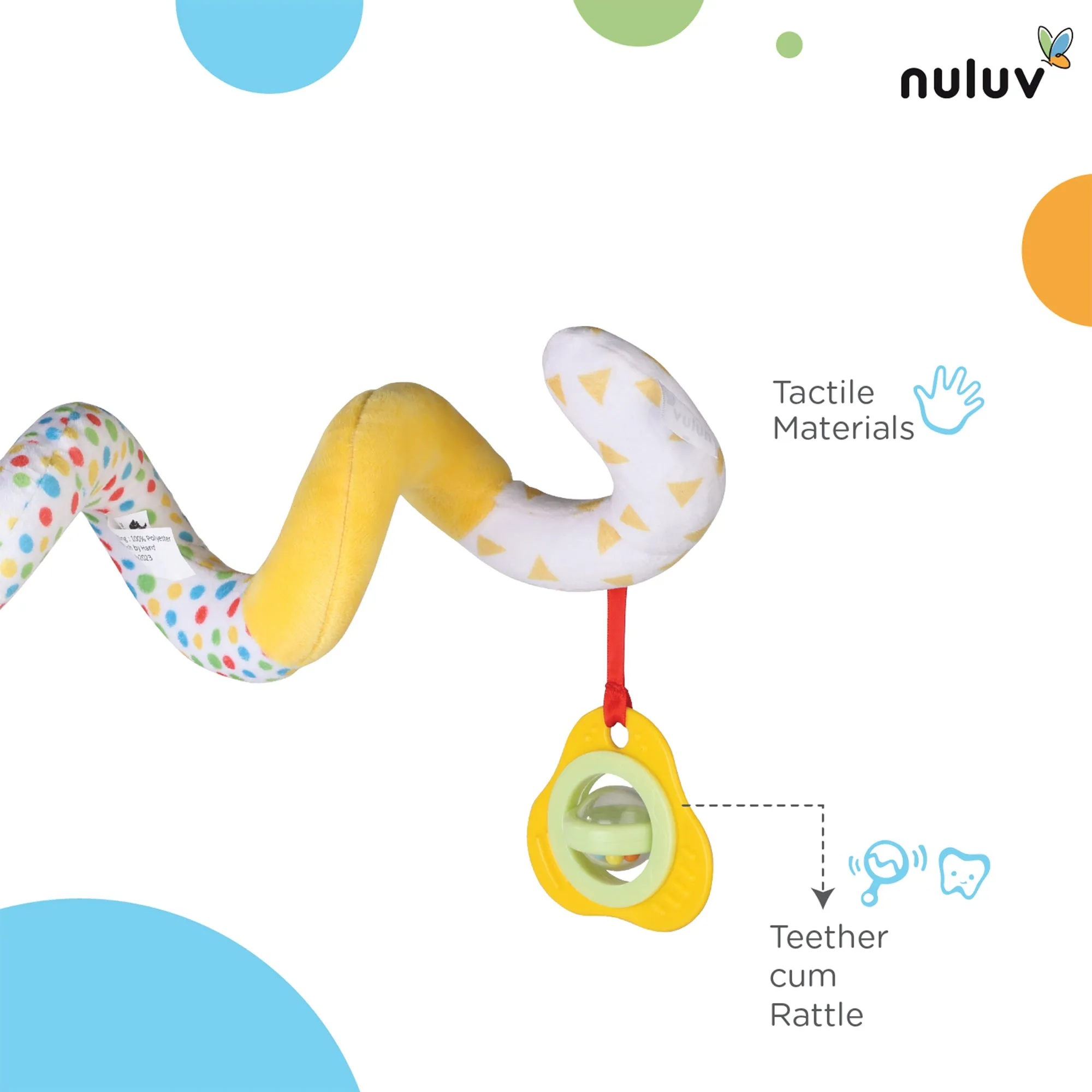 Nuluv Fruits Spiral 3  Months Multicolor