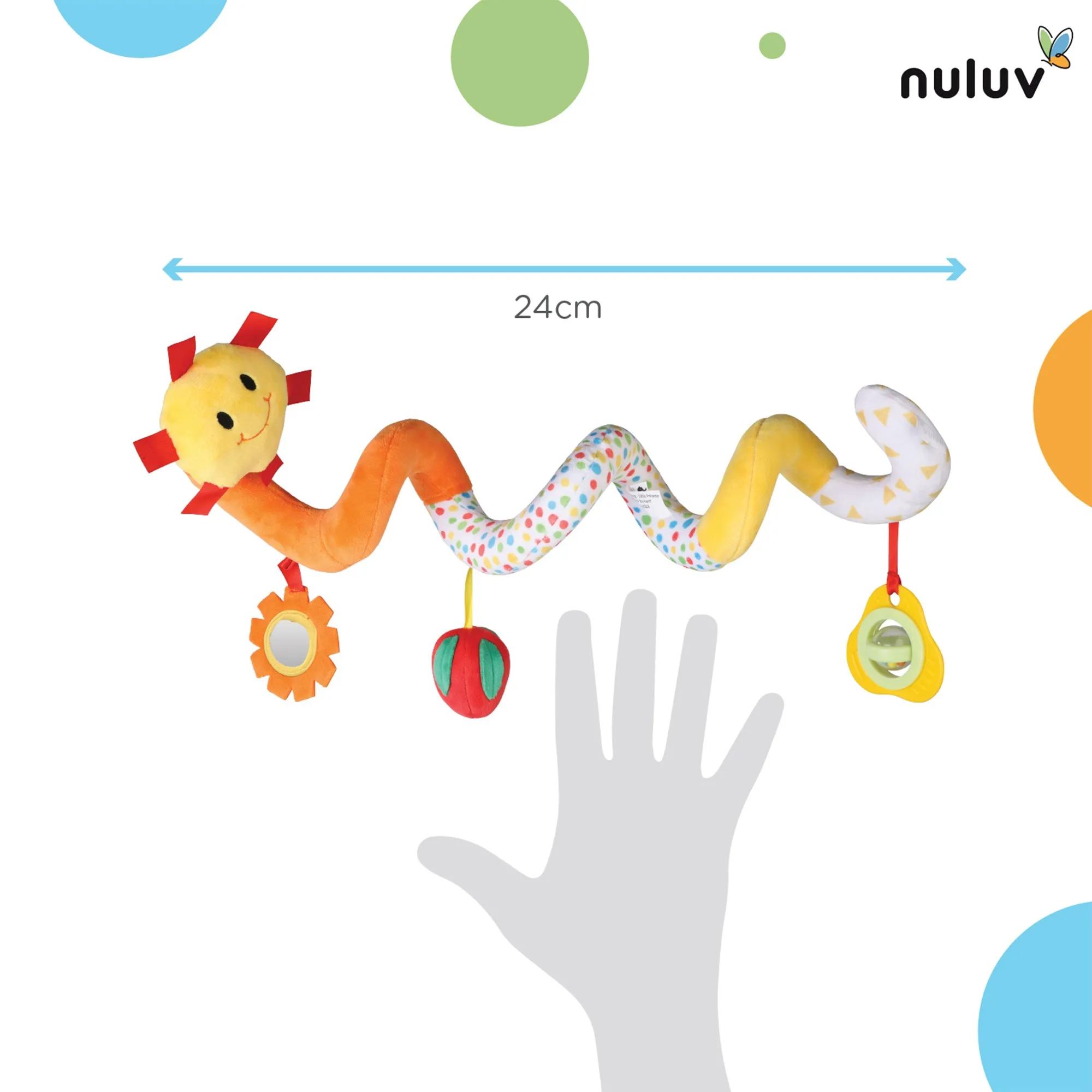 Nuluv Fruits Spiral 3  Months Multicolor