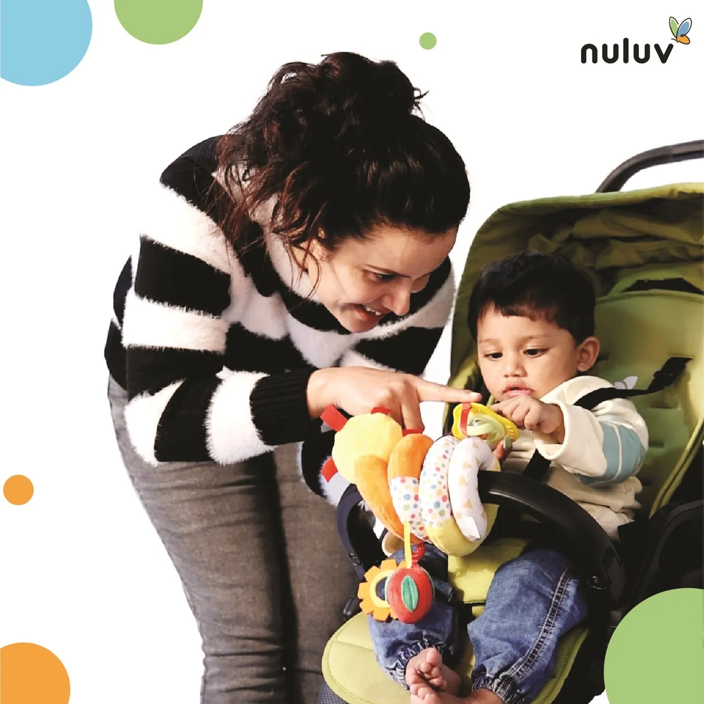 Nuluv Fruits Spiral 3  Months Multicolor