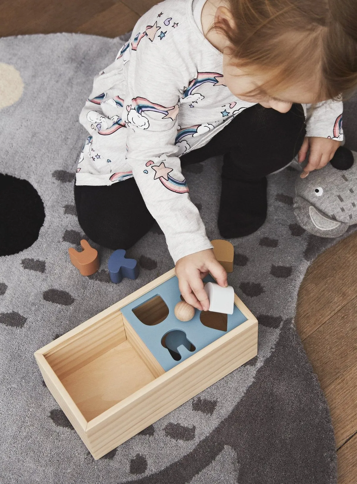 OYOY Wooden Puzzle Box Nature