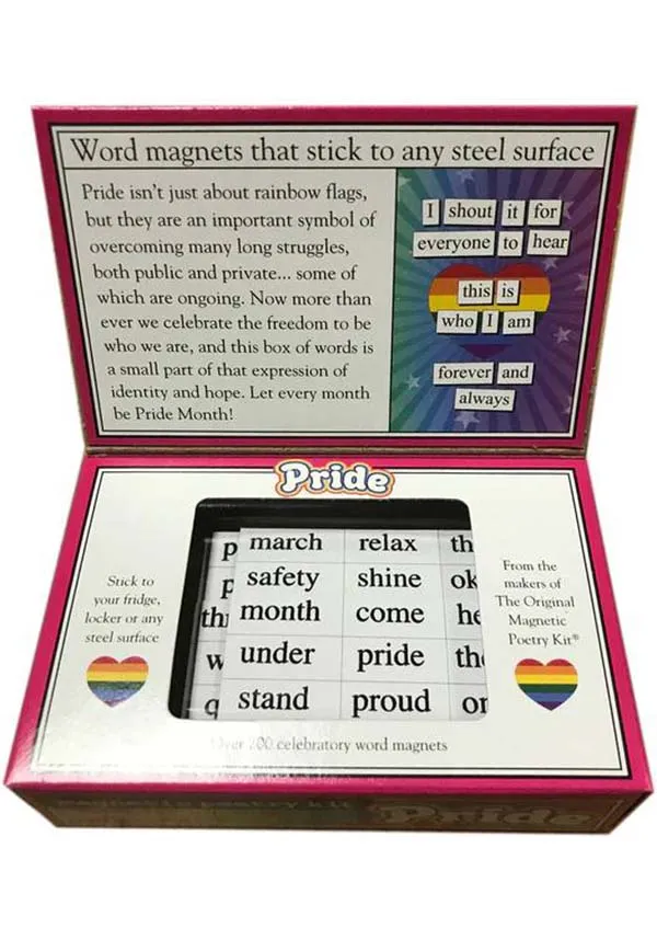 Pride | MAGNETIC POETRY