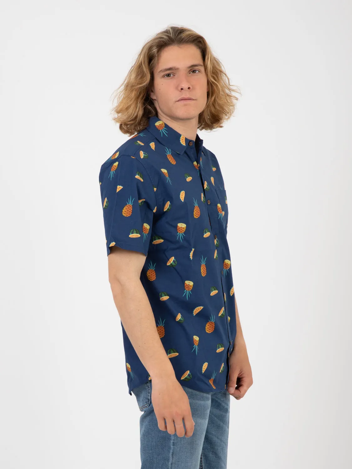 Shirt One and Only Lido stretch blu