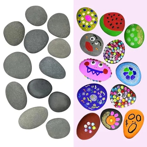 Stone painting set for children, colorful painting accessories set, creativity, arts and crafts