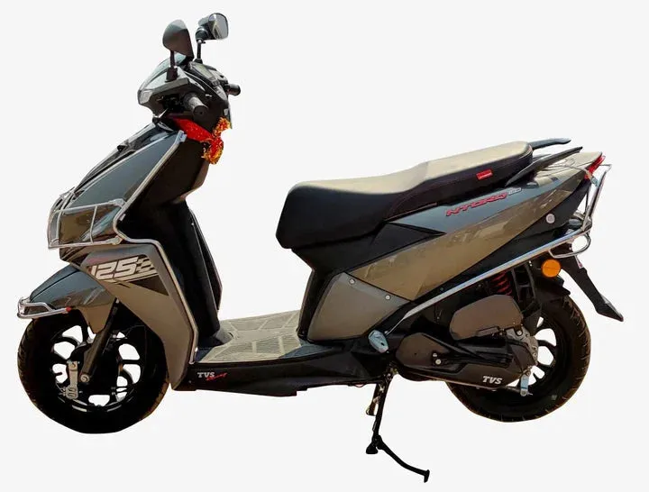 TVS Ntorq Safety Guard Kit: Rear Guard   Front Guards   Mudguard