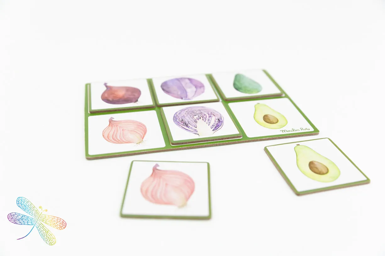 Vegetable Lotto and Memory Game by Moulin Roty